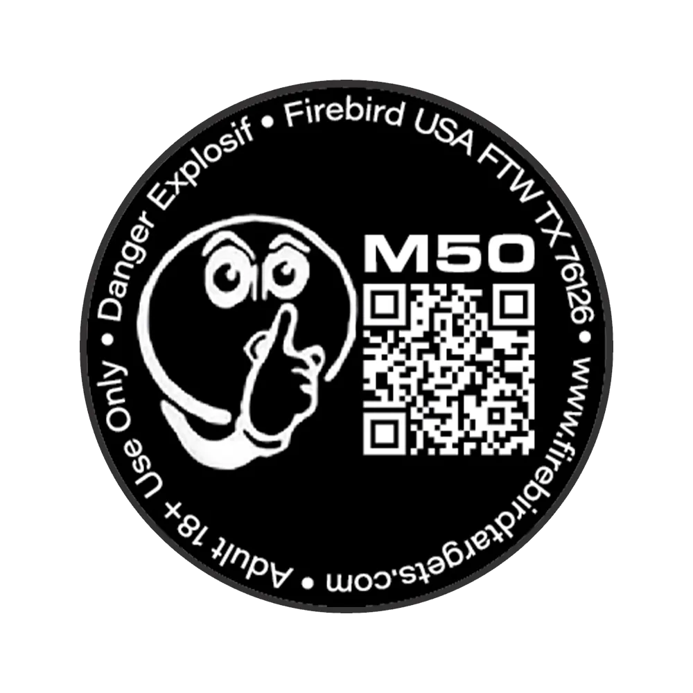 Firebird M50 Moderated - Low-Noise Targets - 10pk