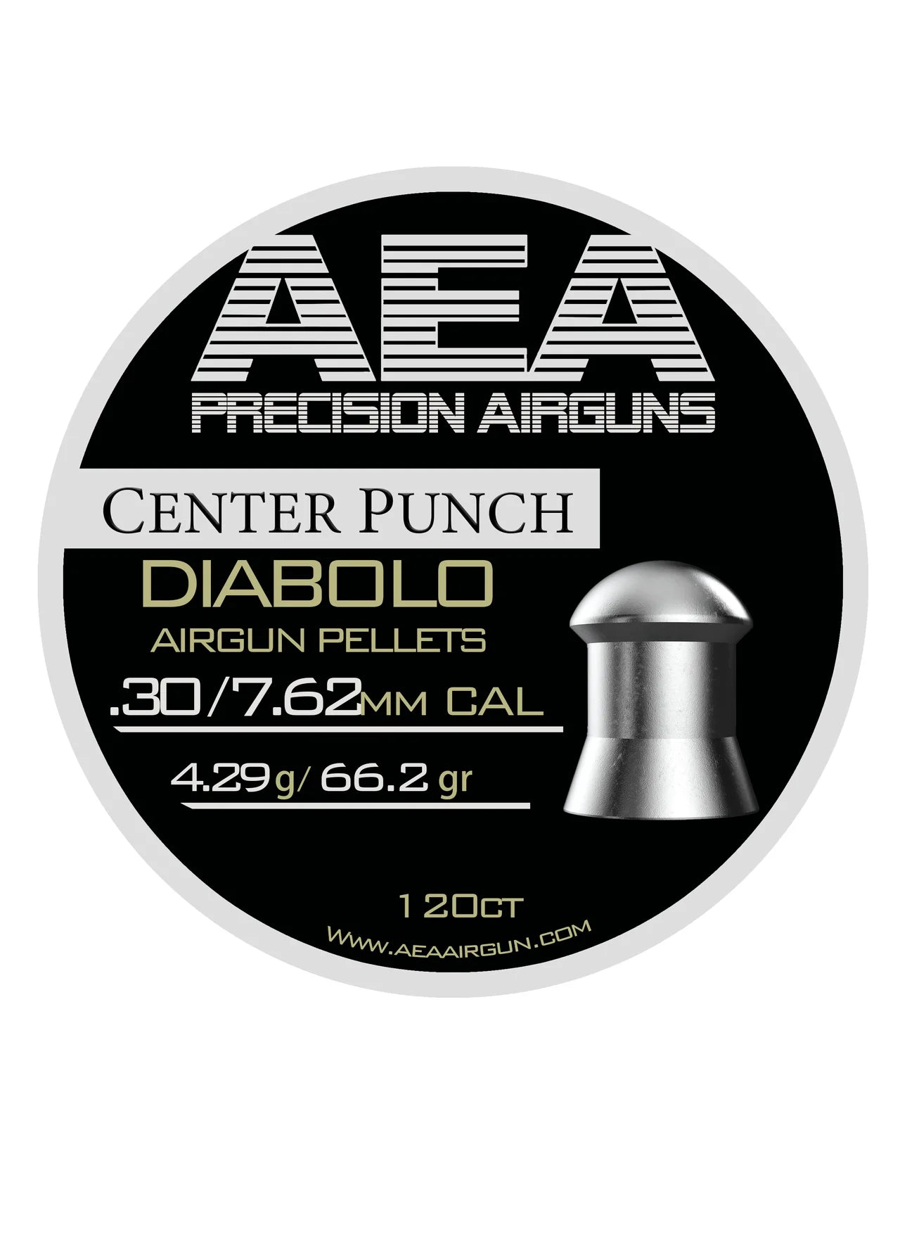 AEA Center Punch Pellets - .30cal
