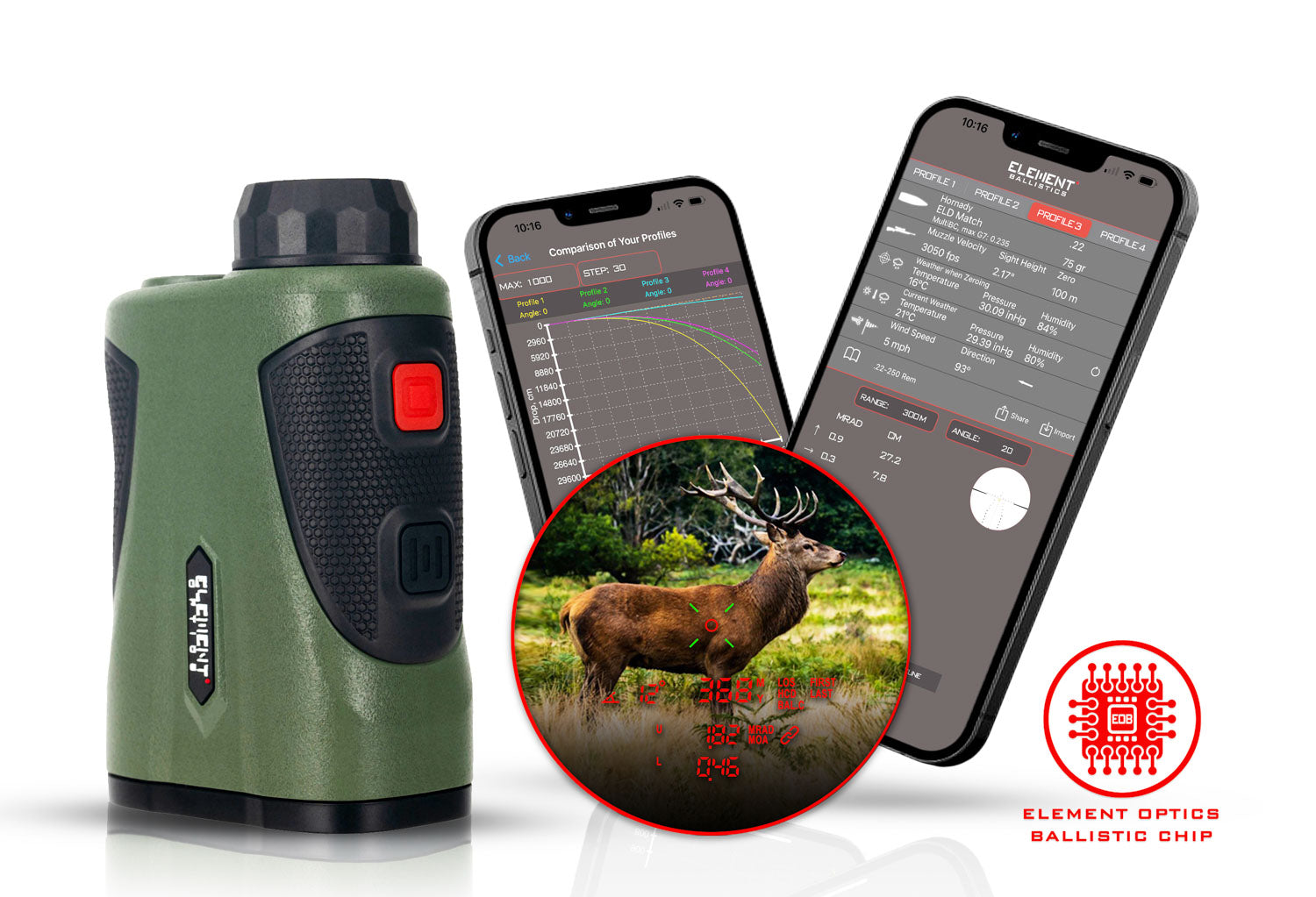 Element Optics Helix 1500 Ballistic Rangefinder