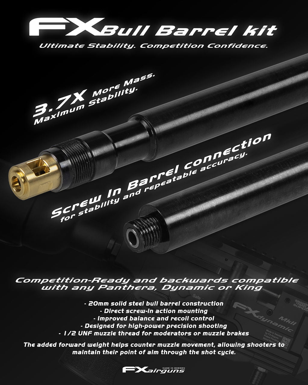 FX Bull Barrel Kit - Panthera, Dynamic, King