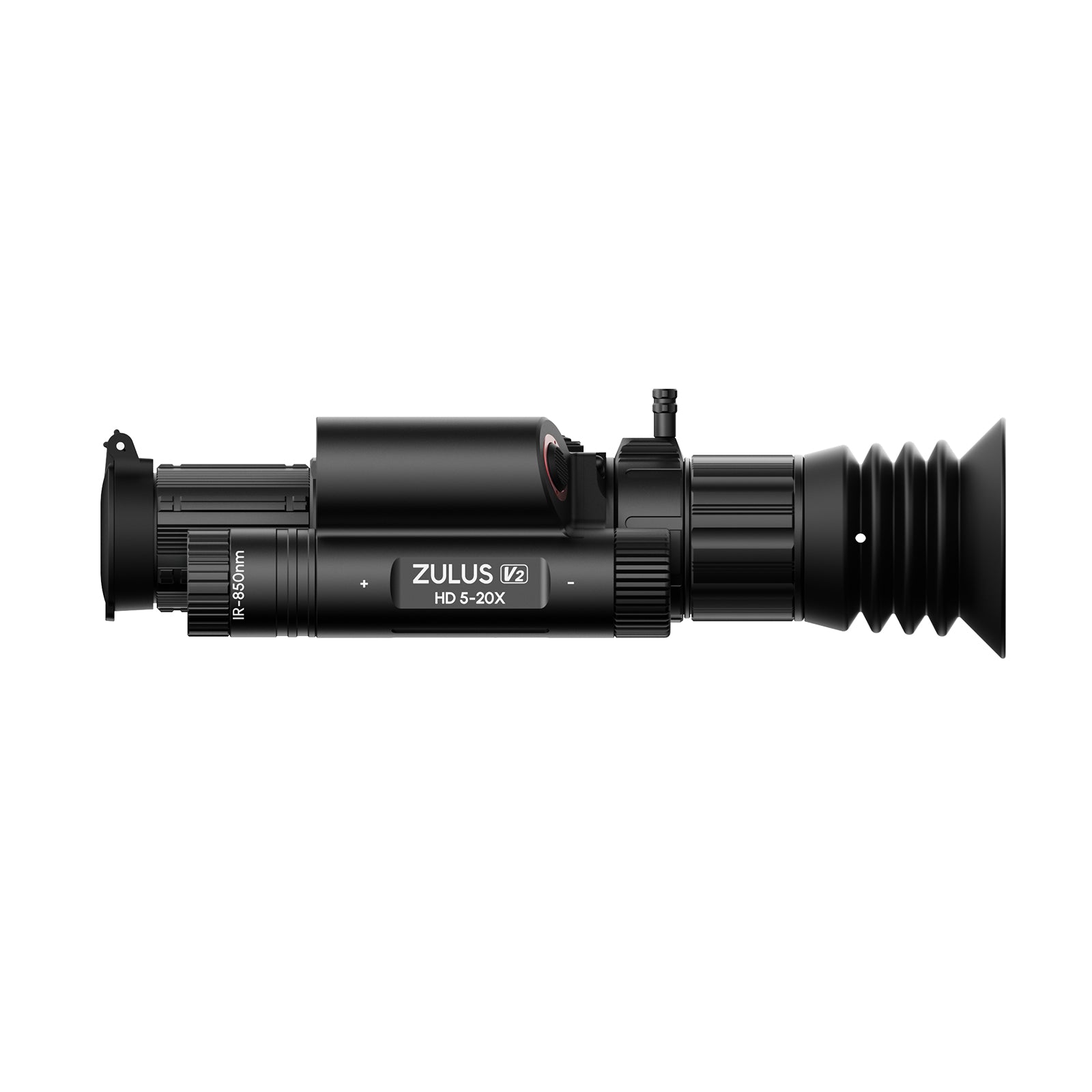 DNT ZULUS HD 5-20X Digital Night Vision Scope with Laser Rangefinder and Ballistic Calculator