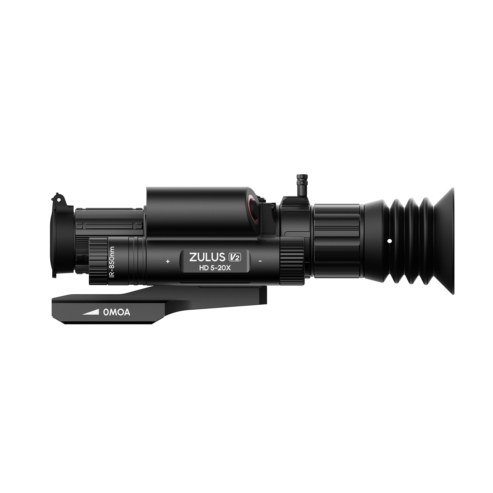 DNT ZULUS HD 5-20X Digital Night Vision Scope with Laser Rangefinder and Ballistic Calculator