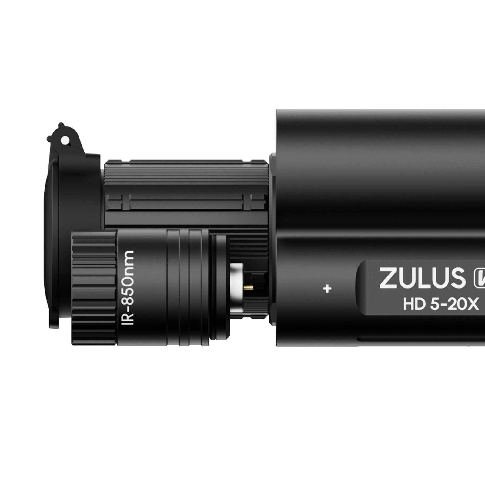 DNT ZULUS HD 5-20X Digital Night Vision Scope with Laser Rangefinder and Ballistic Calculator