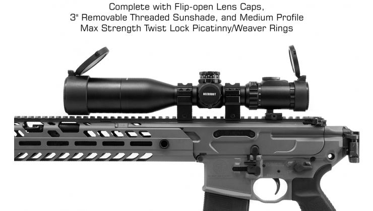 UTG OP3 3-12X44 30MM COMPACT SCOPE, AO, IE, GLASS UMOA