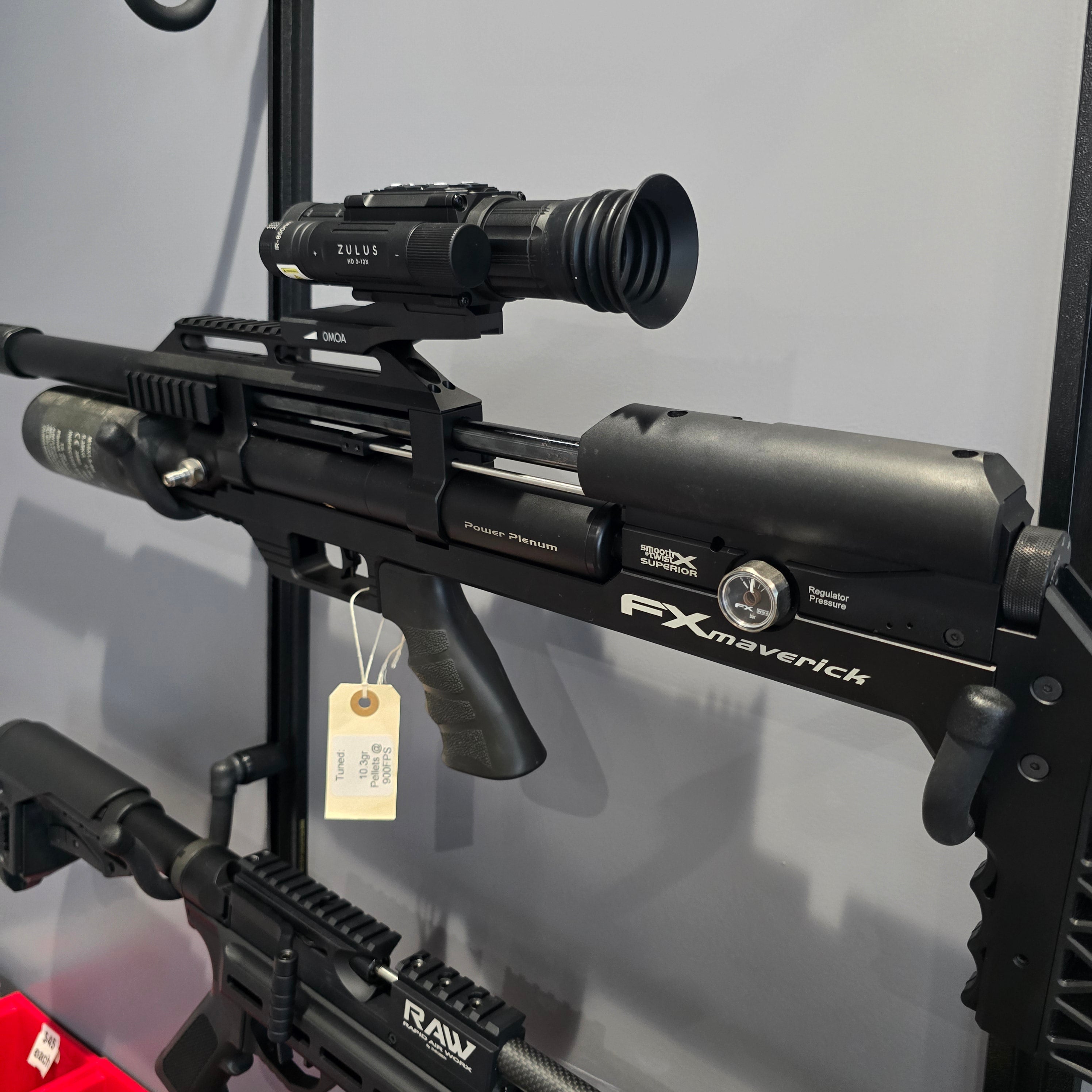 FX Maverick .177cal Compact w/ DNT Zulus 3-12x IR