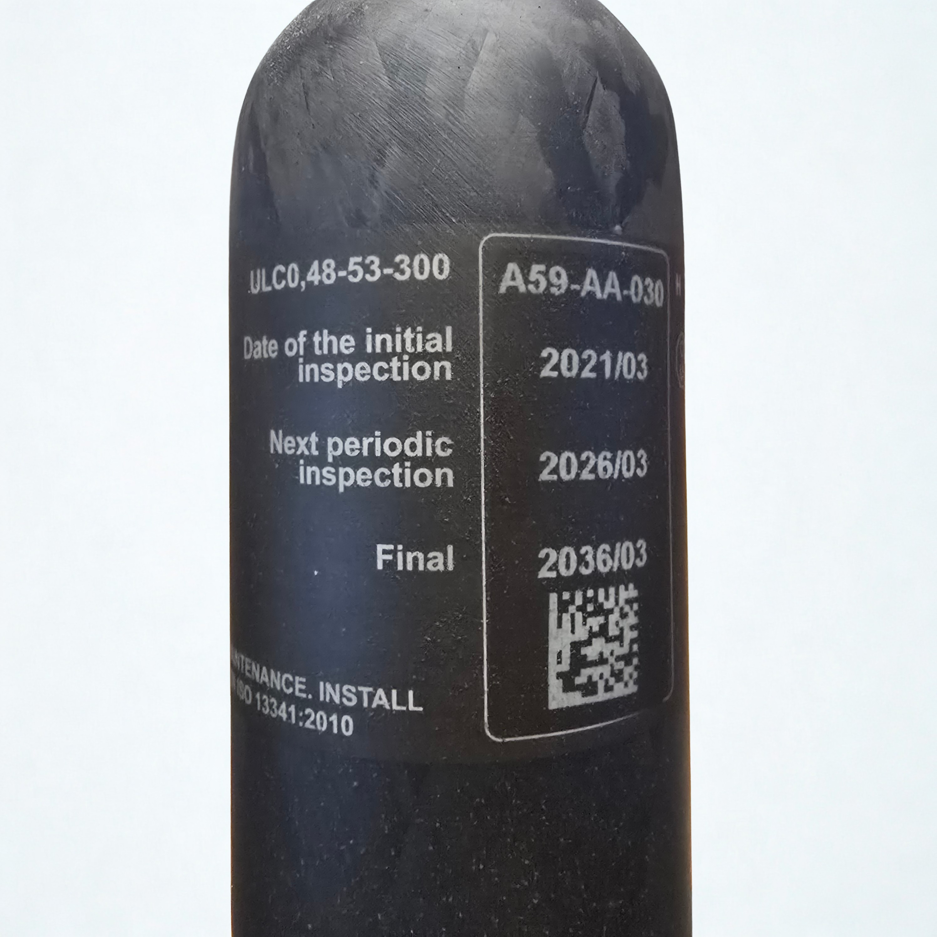 FX 300 BAR 480cc Carbon Fiber Bottle w/Valve