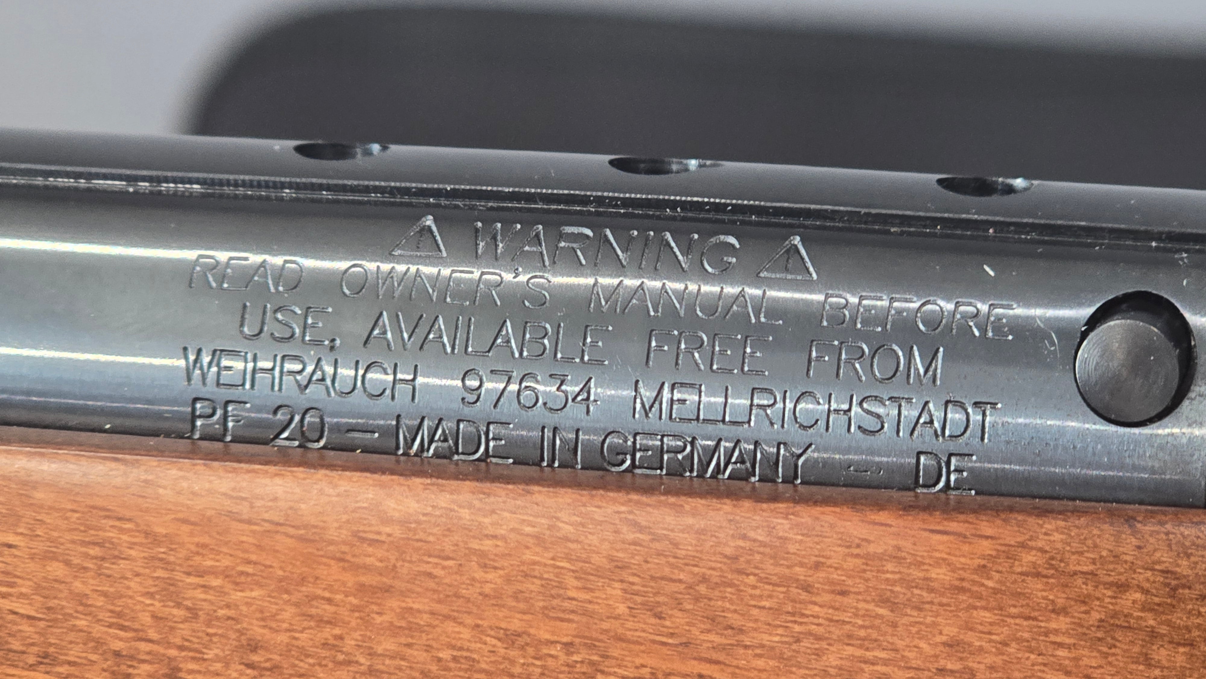 Weihrauch HW50 .22cal — Used, Excellent Condition