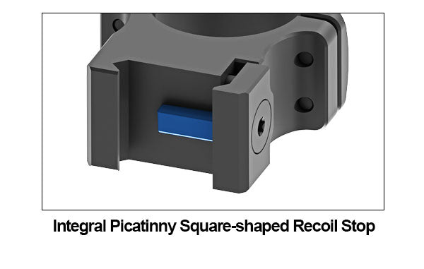 UTG PRO® P.O.I® 30mm Picatinny Scope Rings, High Profile