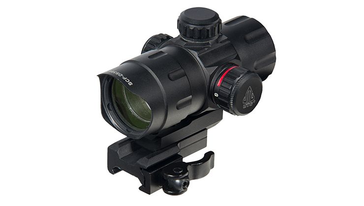 UTG 4.2" ITA RED/GREEN T-DOT WITH QD MOUNT, RISER ADAPTOR