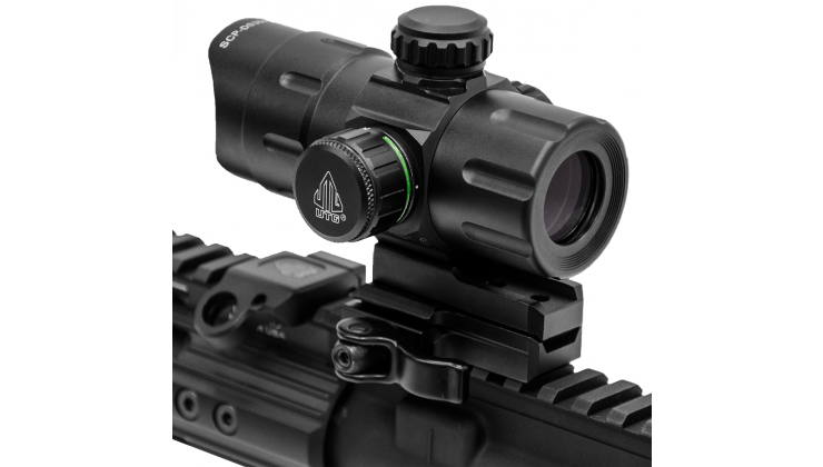 UTG 4.2" ITA RED/GREEN T-DOT WITH QD MOUNT, RISER ADAPTOR