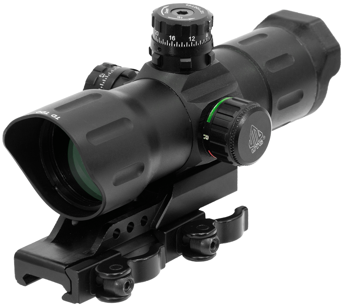 UTG® 6" ITA Dot Sight, RG T-dot, Bidirectional QD Mount