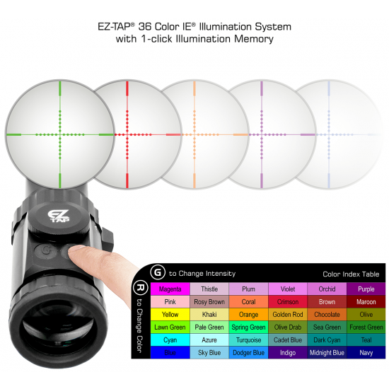 UTG 4-16X44 30mm Scope, AO, 36-color Mil-dot, w/ Rings