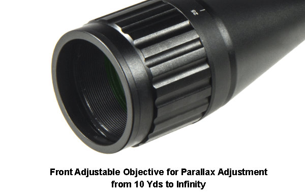 UTG® True Hunter® 6-24X50 1" Scope, AO, 36-color, Mil-dot, w/ Rings
