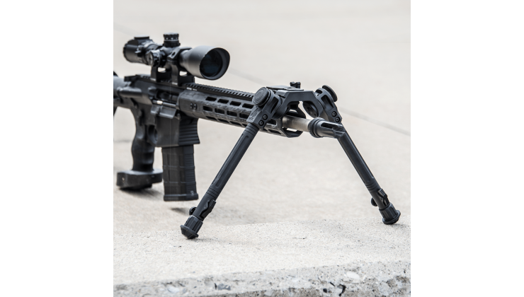 UTG OVER BORE BIPOD, 7"-11" CENTER HEIGHT, PICATINNY