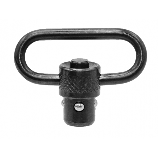 UTG STANDARD DUTY PUSH BUTTON QD SLING SWIVEL, 1.25" LOOP