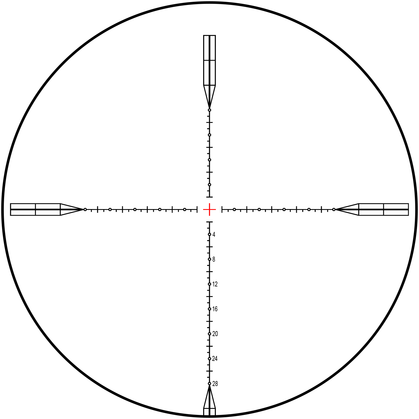 element optics nexus rifle scope reticle