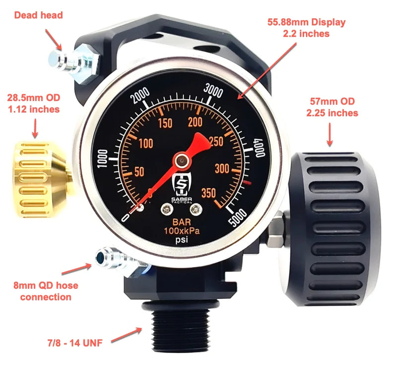 Saber Tactical Tank Valve